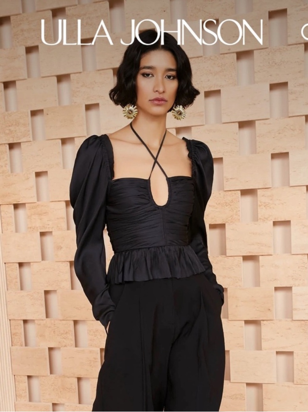 Ulla Johnson | Mirelle Blouse Black Sz 4